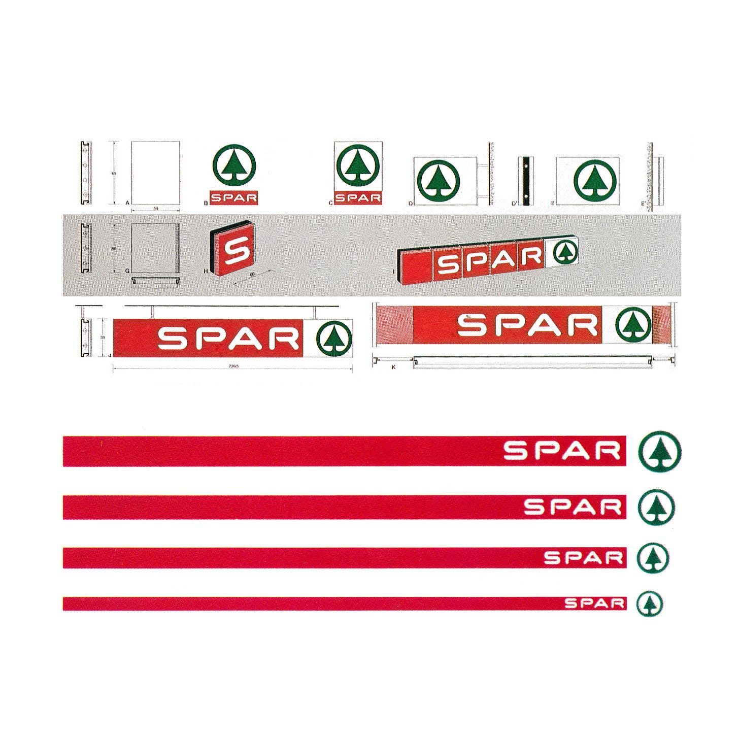 SPAR logo design by Raymond Loewy, 1970, Logo Histories