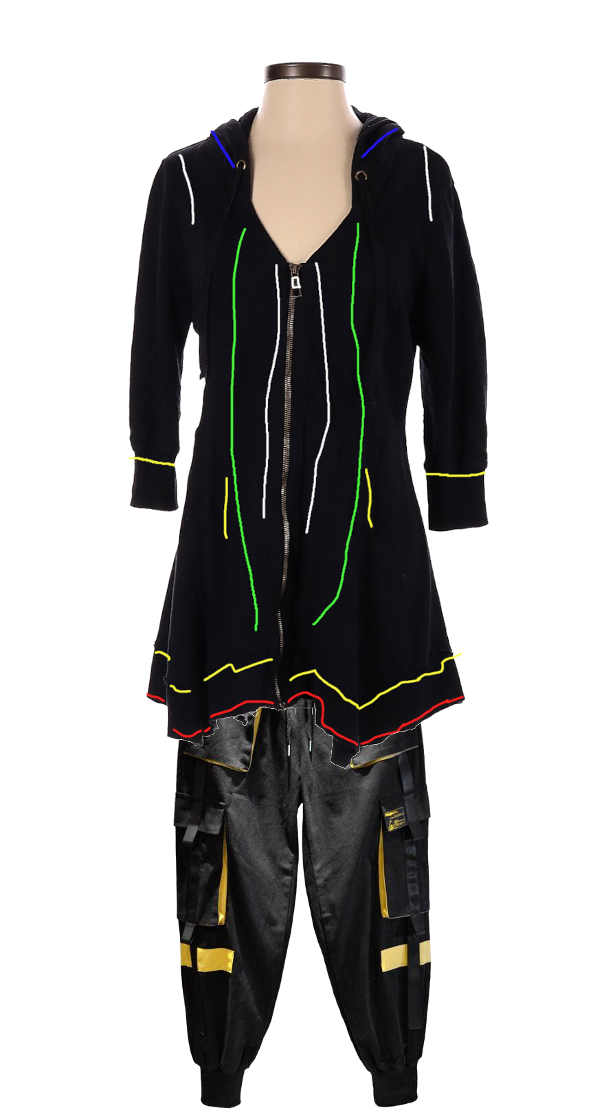 Artist Rendition of Jacket and Pants together