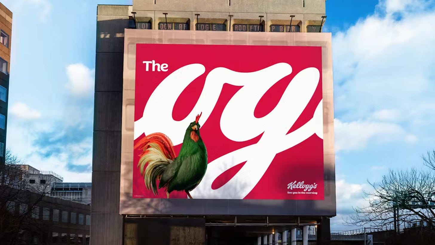 Kellogg's ensalza su carácter icónico en la publicidad exterior de su  campaña europea