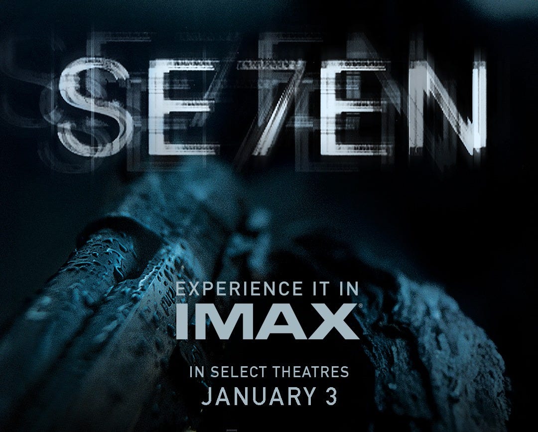 SE7EN Celebrates its 30th Anniversary with a 4K Remaster and a Re-release  in IMAX – The Fincher Analyst