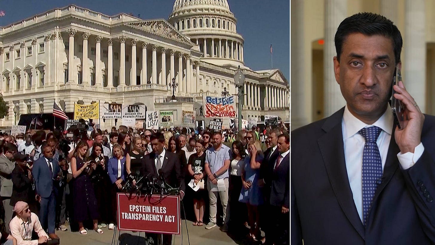 “Morally Right”: Ro Khanna on Epstein Files Transparency Act, Arms Embargo  on Israel “Morally Right”: Ro Khanna on Epstein Files Transparency Act, Arms Embargo  on Israel