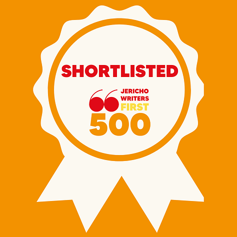 INGRESSION's initial chapters have been shortlisted in a Jericho Writers' competition, won a Lunar Award and its serialisation featured by 'Top in Fiction' magazine.