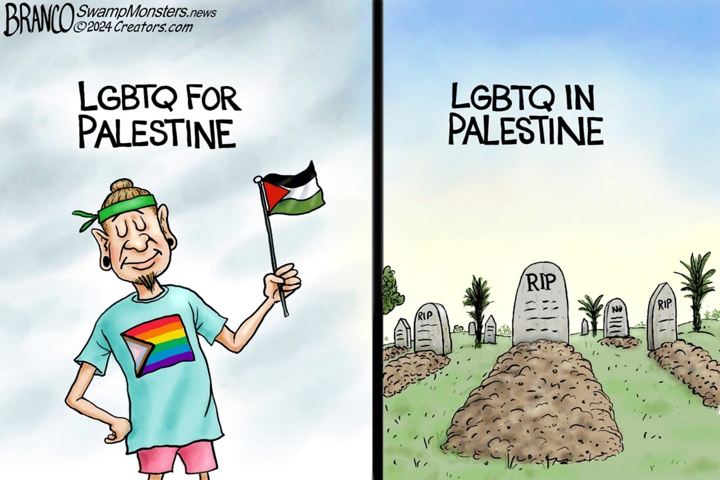 Comically Incorrect: LGBTQ For Palestine - exploreClarion