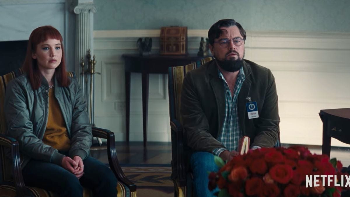 Don&#39;t Look Up&#39; review: Leonardo DiCaprio and Jennifer Lawrence headline a  scathing climate-change satire that occasionally veers off course - CNN