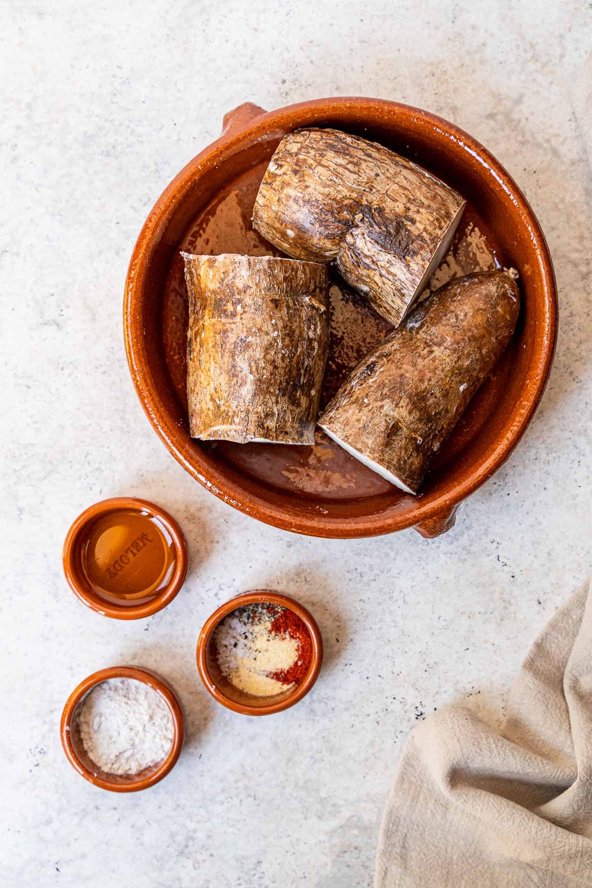 Yuca fries Ingredients