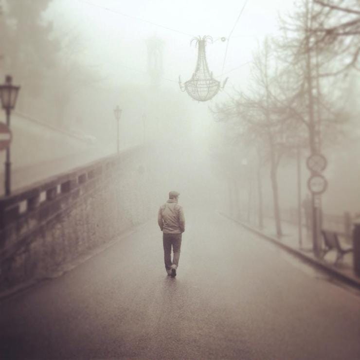 cloudy city
