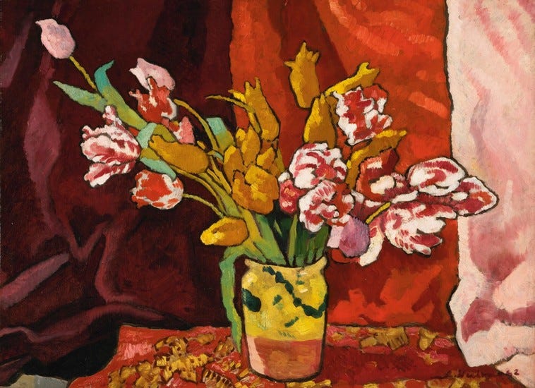 other people's tulips - by Jane Brocket - yarnstorm