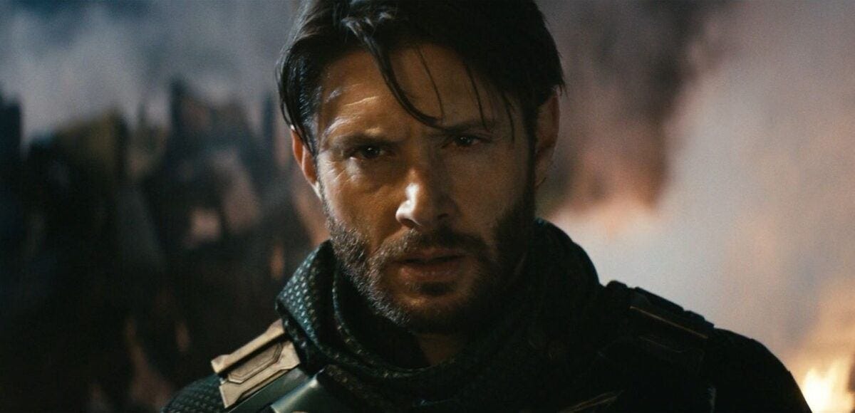 Jensen Ackles sexy hair over forehad look with soldier boy mttg Jensen Ackles sexy hair over forehad look with soldier boy mttg