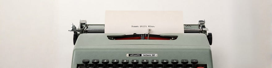 Human Still Wins by Kara Fox