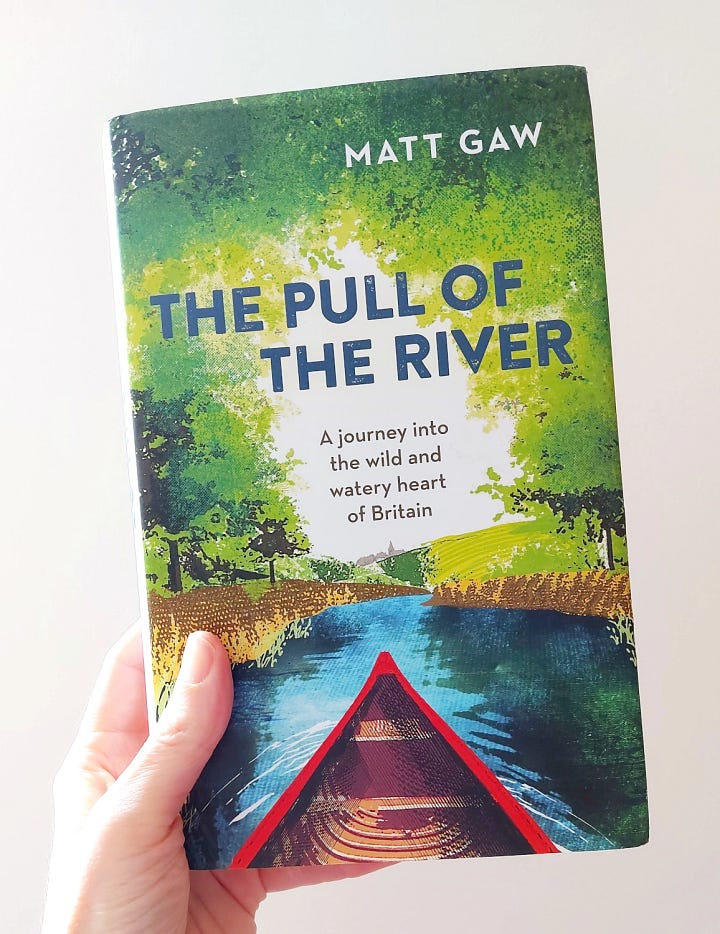 Four covers of books: Hidden Nature, The Pull of the River, Mudlarking, What Is a River?