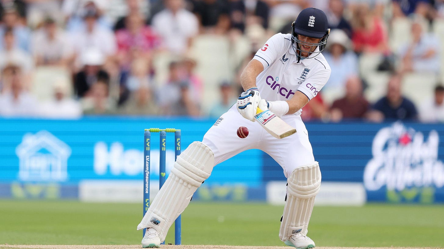 Joe Root's reverse-ramp to day's first ball will go down in history