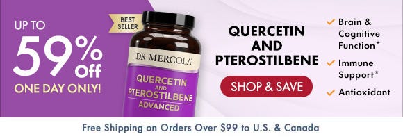 Get up to 59% Off on Quercetin and Pterostilbene