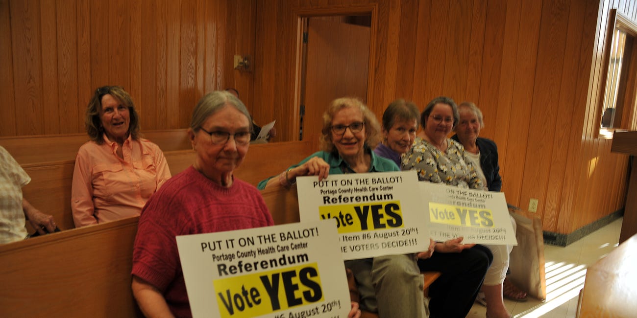 "Nobody should profit off our nursing homes." 