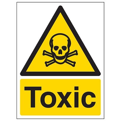Toxic - Portrait | Safety Signs 4 Less
