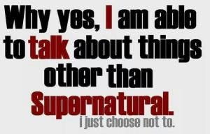 talk about spn