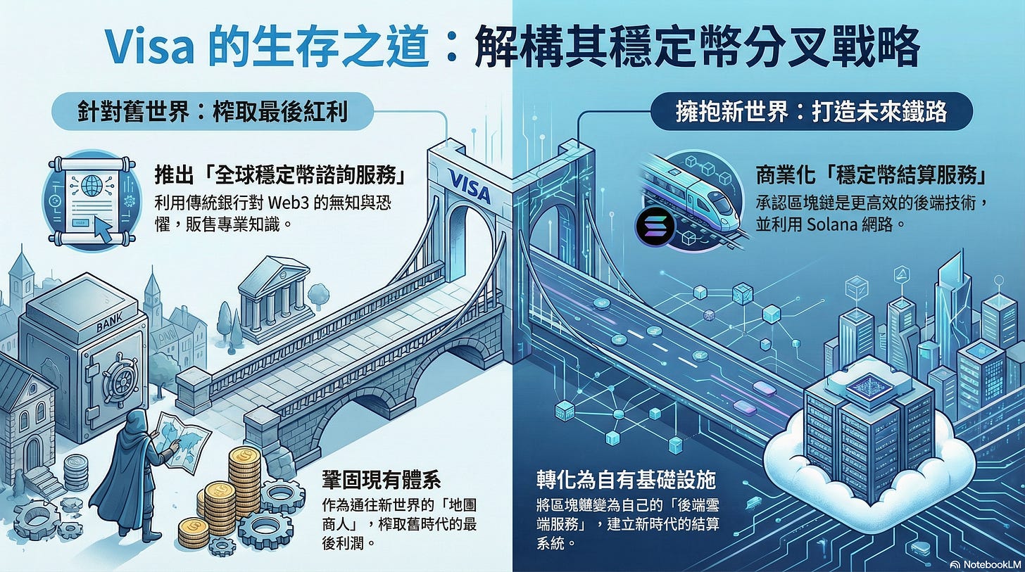 穩定幣-Visa-結算服務-生存之道
