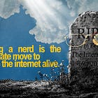The feed ate the author. The Internet is dead. Long live the Internet.