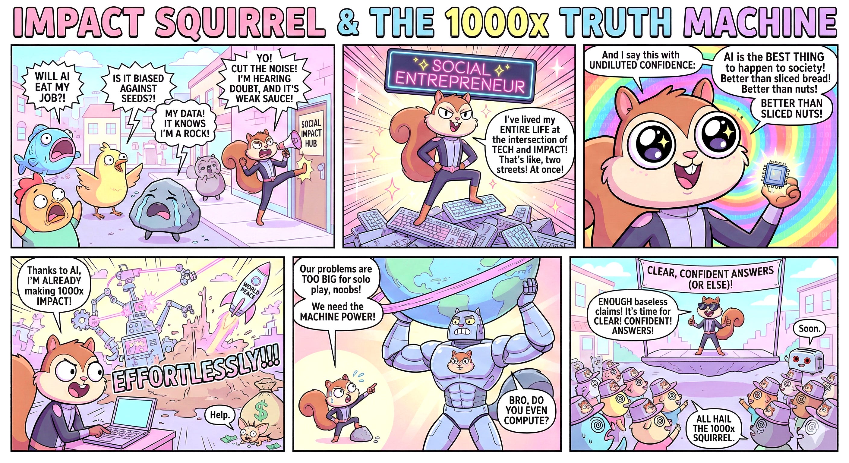 Comic strip generated in seconds