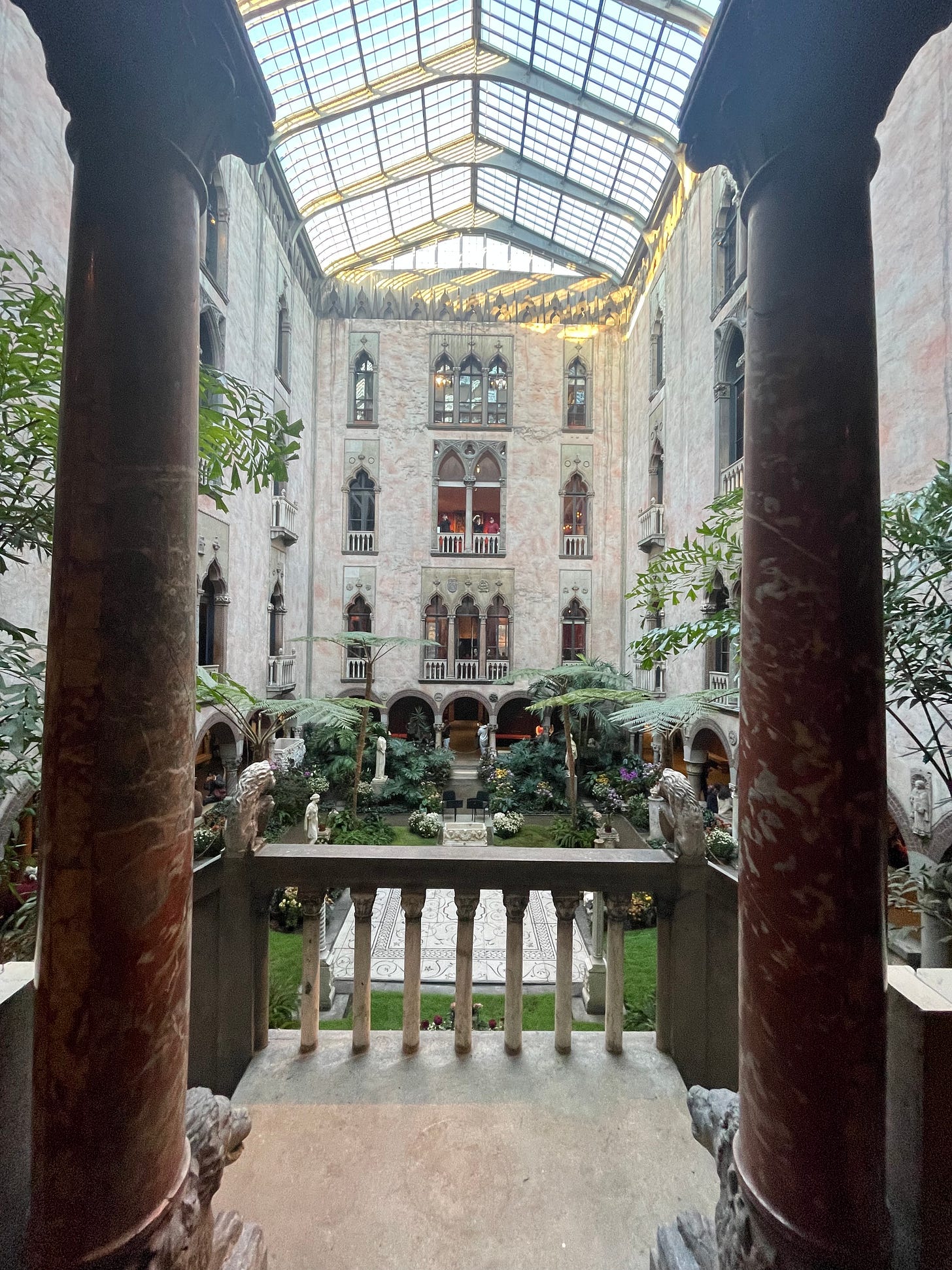 Snapshot from my November visit to The Isabella Stewart Gardner Museum