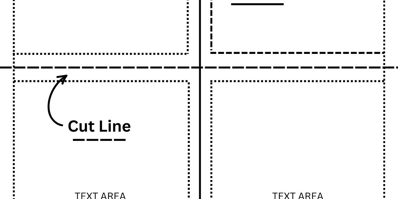 Zine Potpourri: Foiling Tutorial and Half Size Zine Template