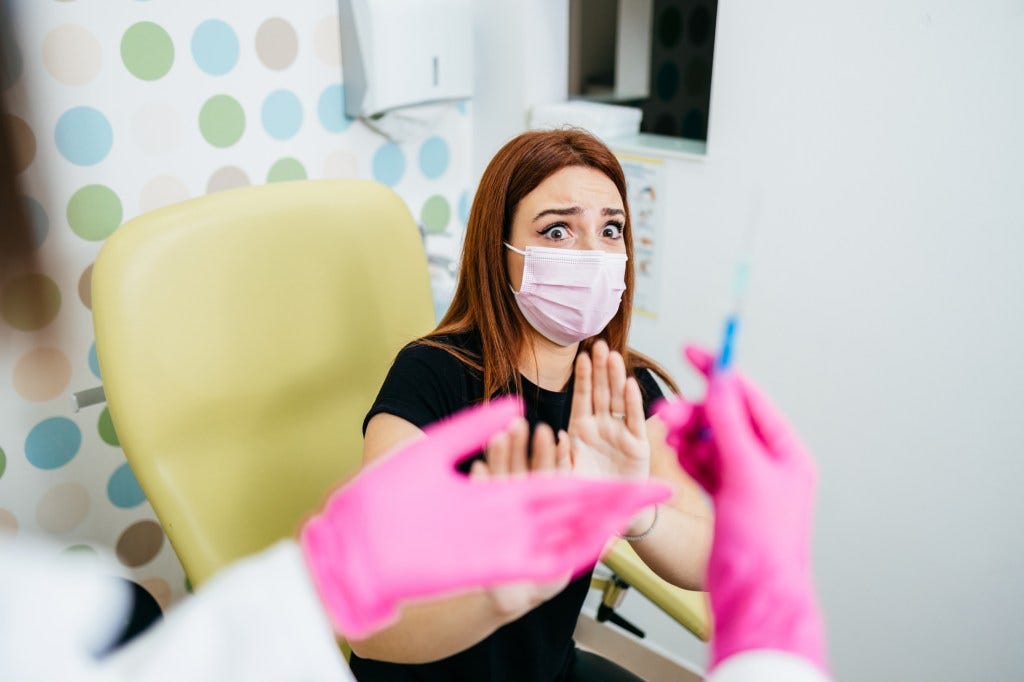 About one of every four adults — and roughly two of every three children — have a fear of needles.