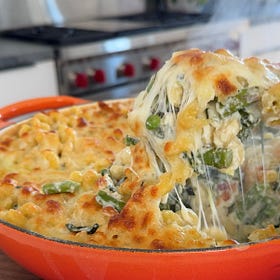 Spring Vegetable Baked Ziti