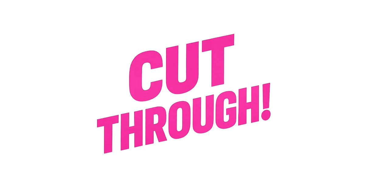 Why I'm writing Cut Through! - by Simon Baugh