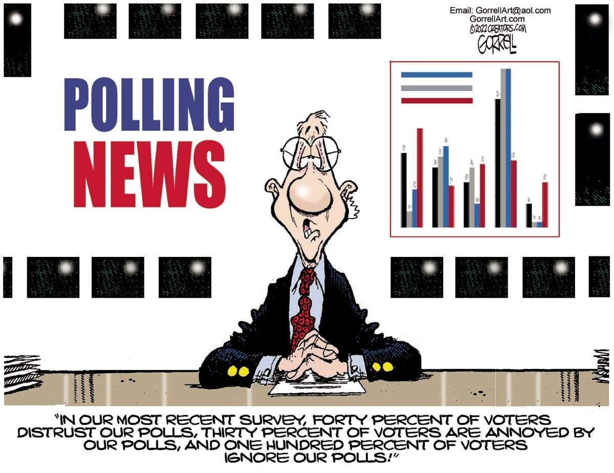 Here's Your Annual Reminder That Political Pollsters Are Being Paid To Gaslight You