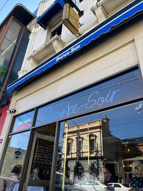 France-Soir restaurant, Melbourne, Australia