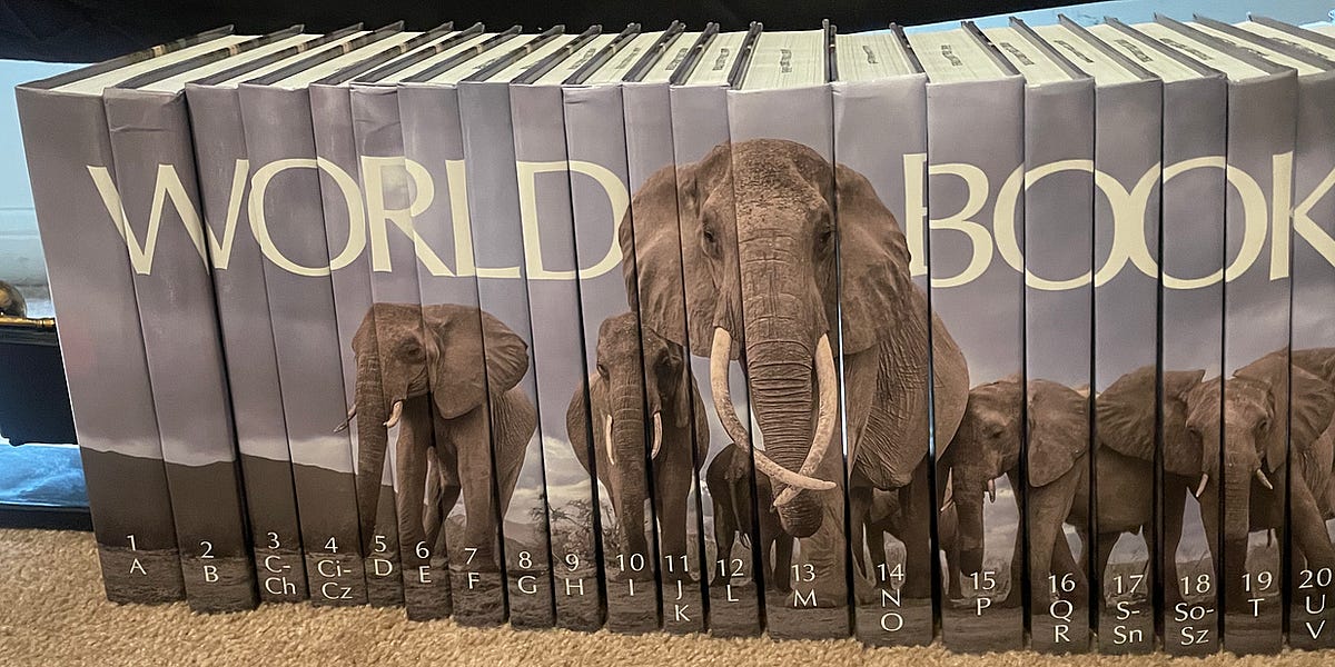 Tomas' Self-Imposed Rules for Reading the 2020 World Book Encyclopedia