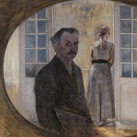 Solitudini quotidiane by Vilhelm Hammershøi