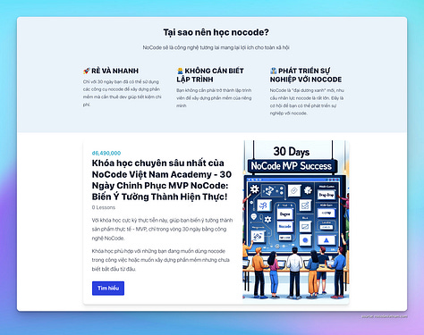 NoCode Việt Nam Academy