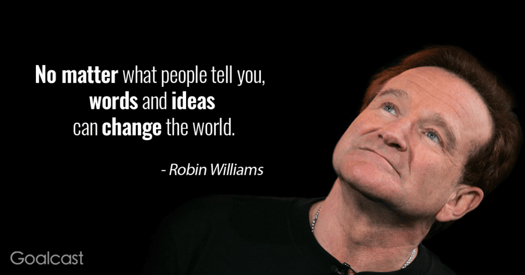 Robin Williams quotes that are both funny and profound | Goalcast Robin Williams quotes that are both funny and profound | Goalcast
