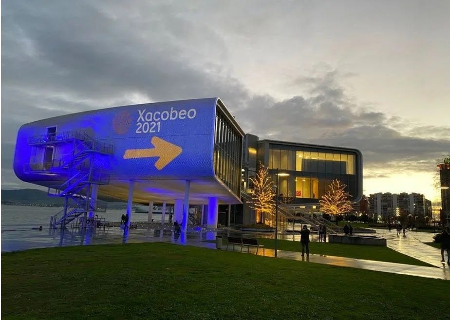 Light up the Xacobeo Centro Botin Santander