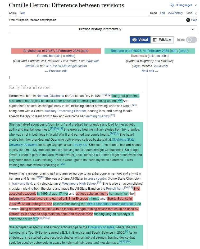 Camille Herron Wikipedia
