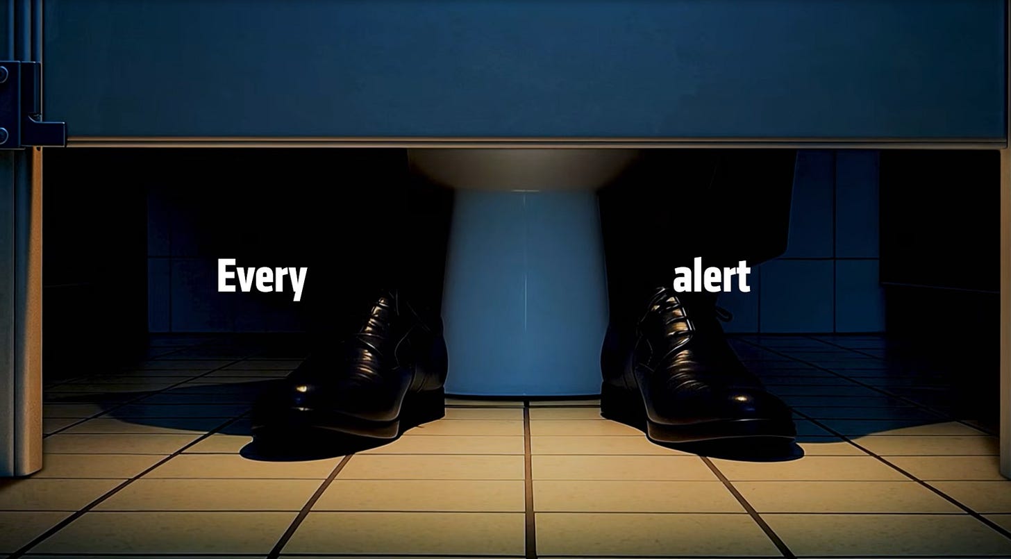 Scene from Resilience is Everywhere campaign video artfully portraying the reality that security alerts are constant. Scene from Resilience is Everywhere campaign video artfully portraying the reality that security alerts are constant.