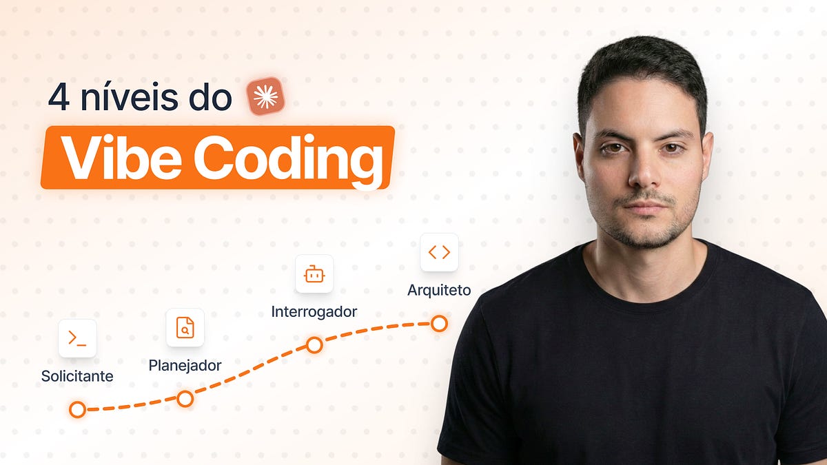 Os 4 Níveis do Vibe Coding - Em qual você tá travado?