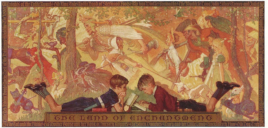 Land Of Enchantment by Norman Rockwell