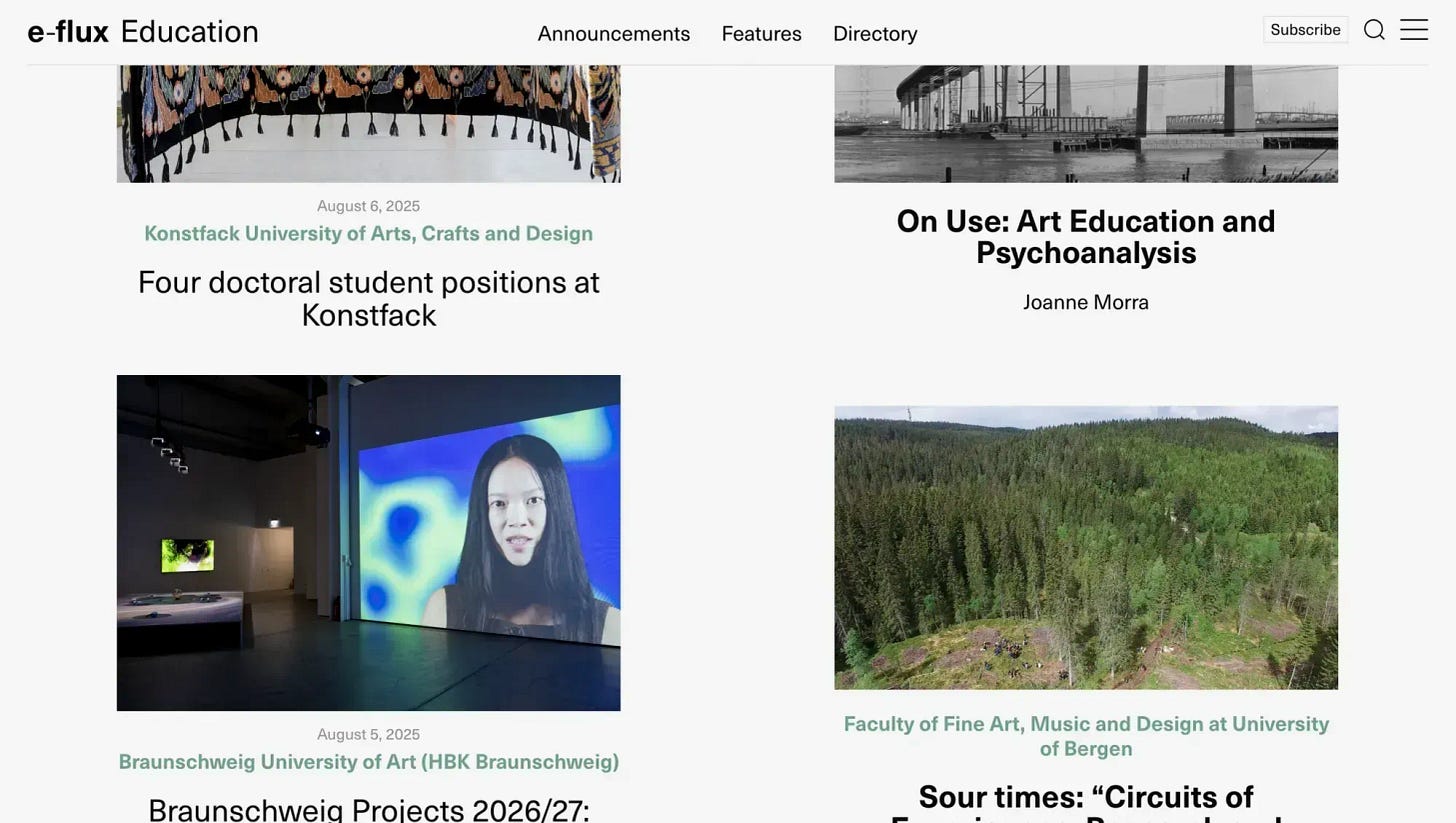 E-flux and the Return of the Peters