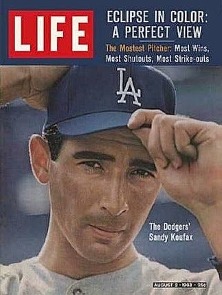 50 years ago, Koufax sacrificed a World Series opener to honor Yom Kippur –  Jeff Pelline's Sierra Foothills Report