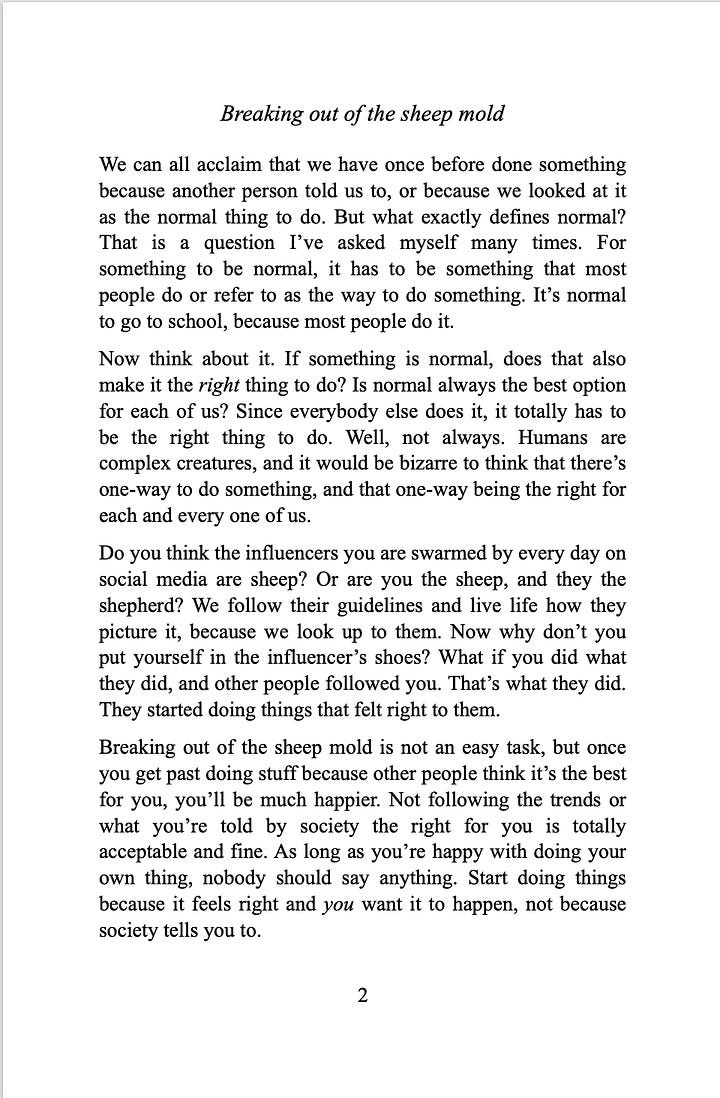 Excerpt from book