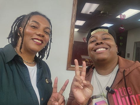 Pictures of April Podcast Salon