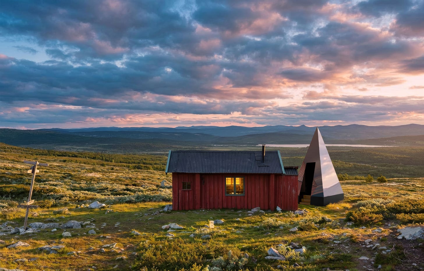 Klumpen off‑grid yaşam çekirdeği güneş panelli 7 metrekare birim