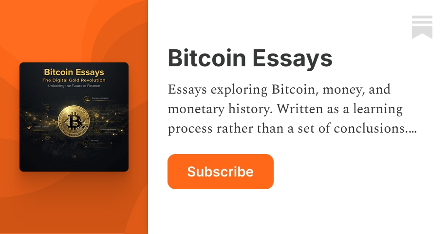 Bitcoin Essays | Greg | Substack