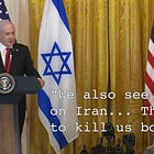 Hilarious video of Netanyahu and Trump press briefing