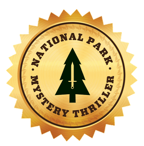 Images of Do Not Die today on book, mobile phone, and table, National Park Mystery Thriller