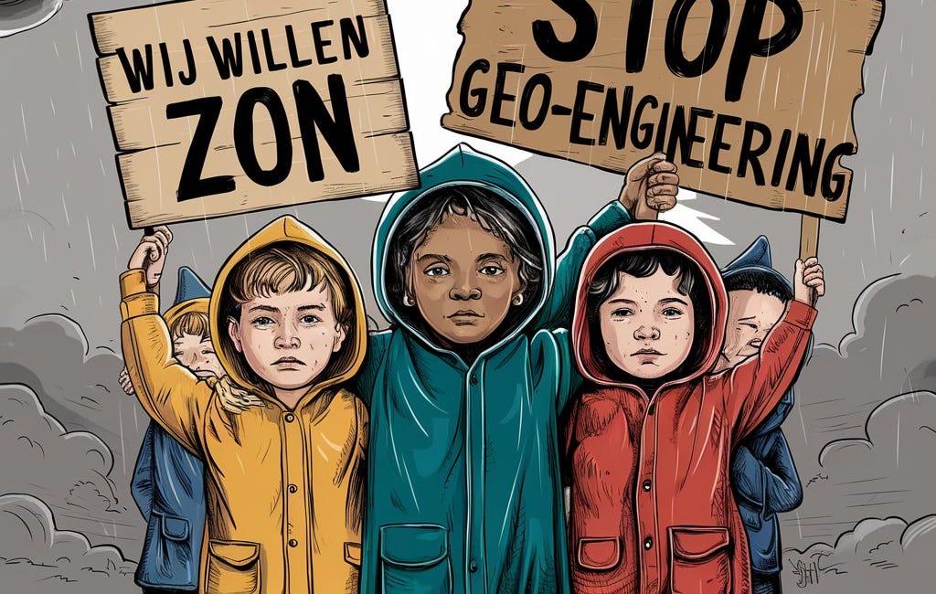 Waarom is het zulk slecht weer deze zomer? Uitleg over geo-engineering voor kinderen