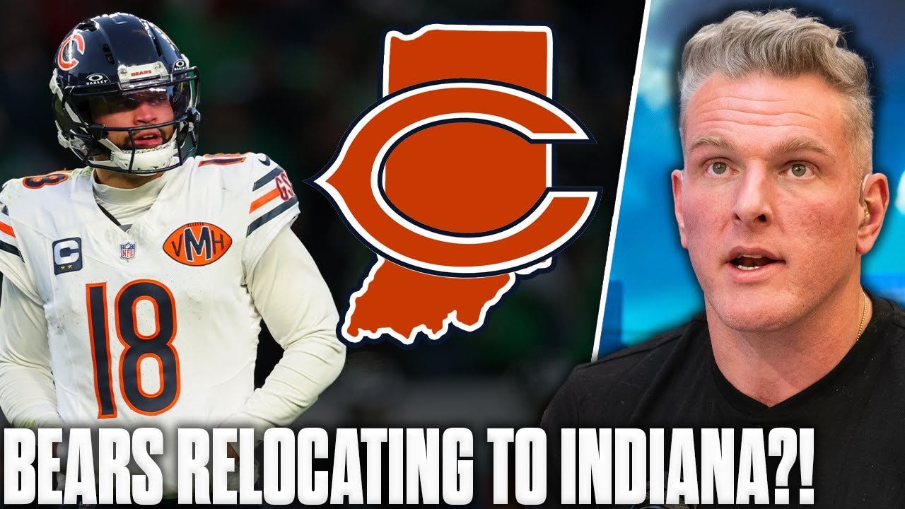 Bears Threatening To Move To Indiana If Chicago Doesn't Help New Stadium Relocation?! | Pat McAfee Bears Threatening To Move To Indiana If Chicago Doesn't Help New Stadium Relocation?! | Pat McAfee