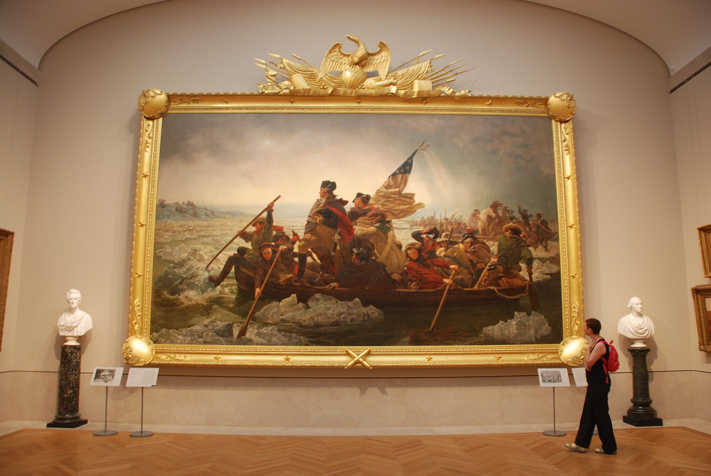 File:Metropolitan Museum of Art Washington Crossing the Delaware DSC 3969  ad.JPG - Wikimedia Commons