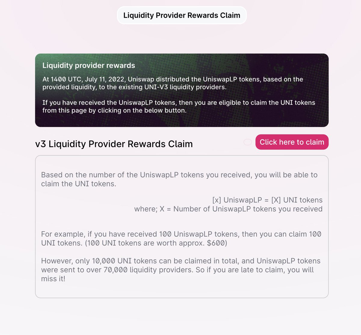 Site de phishing d’Uniswap.